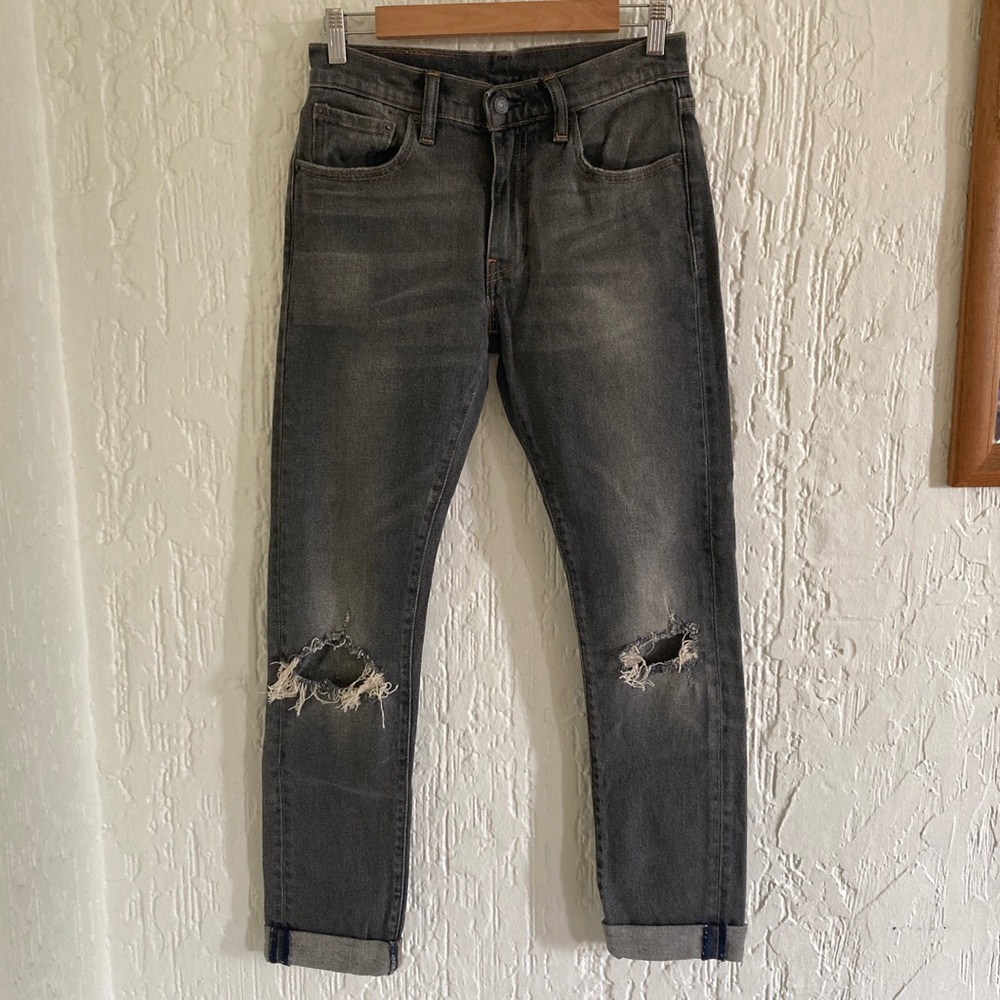 Levi’s Vintage Black Dark Gray 505 Jeans Size 27 x 32